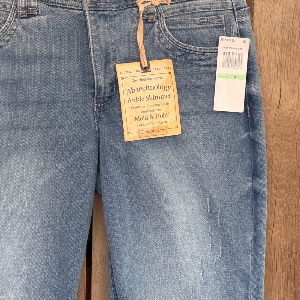 NWT Democracy Mid-Rise Blue Skinny Jeans - Picture 6 of 11